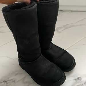 Black class tall ugg boots